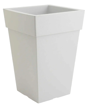 Кашпо Тубус квадратный D30см 14л смоки